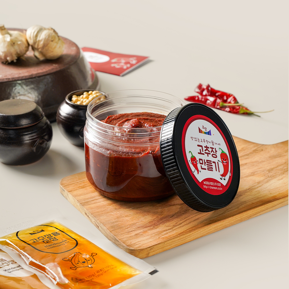 초맘 체험학습용 고추장 만들기 밀키트 세트 국산재료 100%