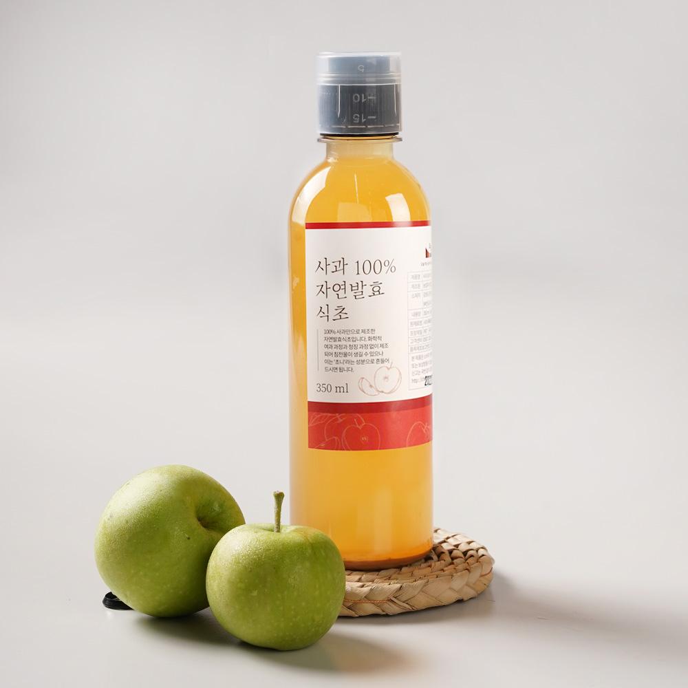 씨뺀 자연 발효 사과식초 350ml