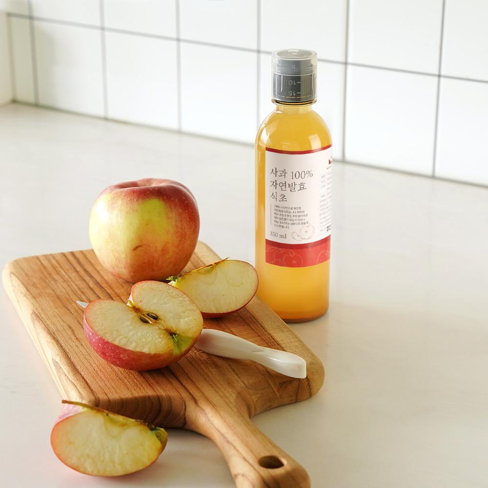 씨뺀 자연 발효 사과식초 350ml