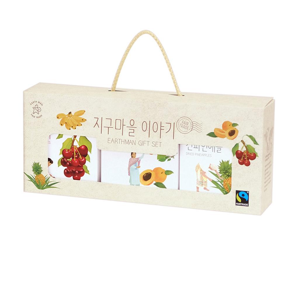 어스맨 공정무역 지구마을 건과일 3종 선물세트 -주식회사어스맨-차세대 판로플랫폼 스토어(STORE) 36.5