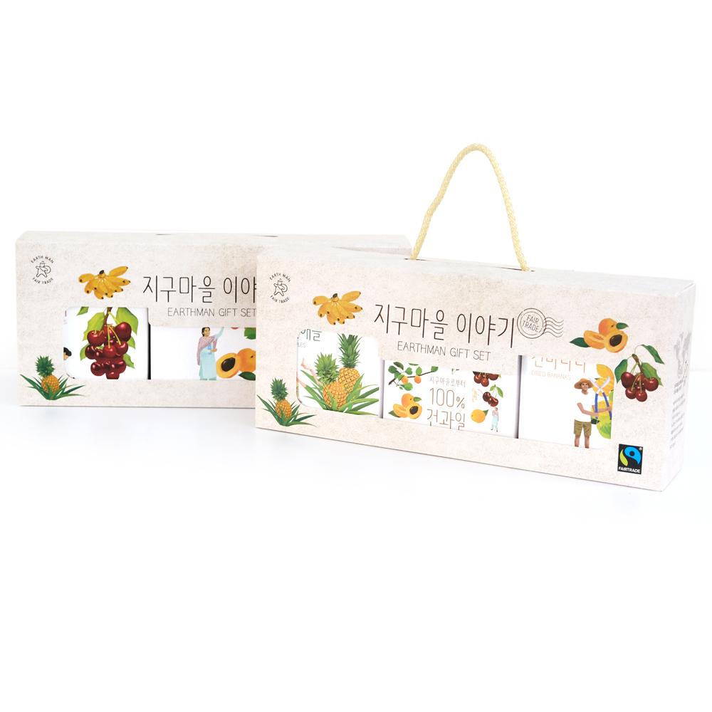 어스맨 공정무역 지구마을 건과일 3종 선물세트 -주식회사어스맨-차세대 판로플랫폼 스토어(STORE) 36.5