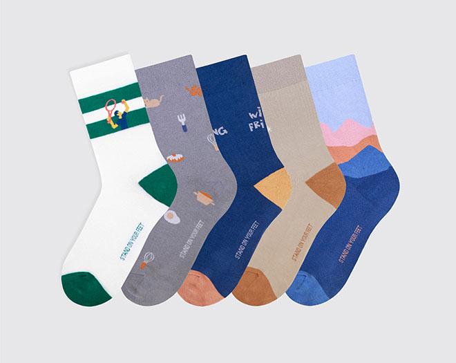 버킷리스트 양말 5종 세트