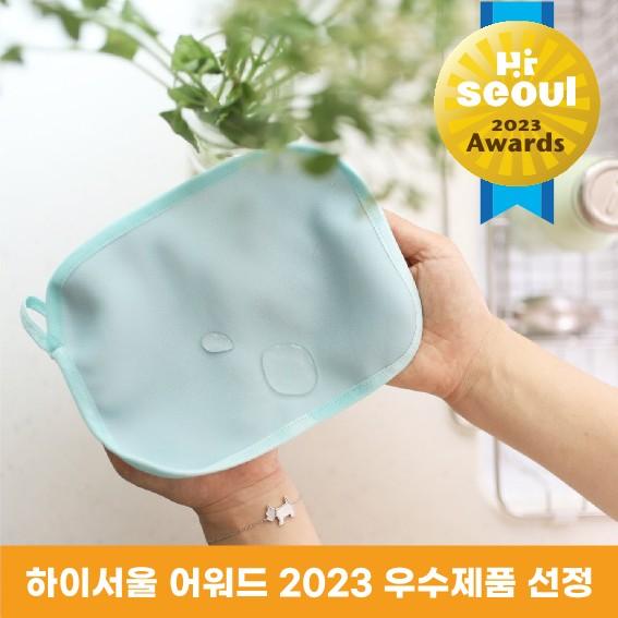 잔여세제 더이상 먹지마세요 잔여세에 헹굼수세미 솔리드 & 프린트세트