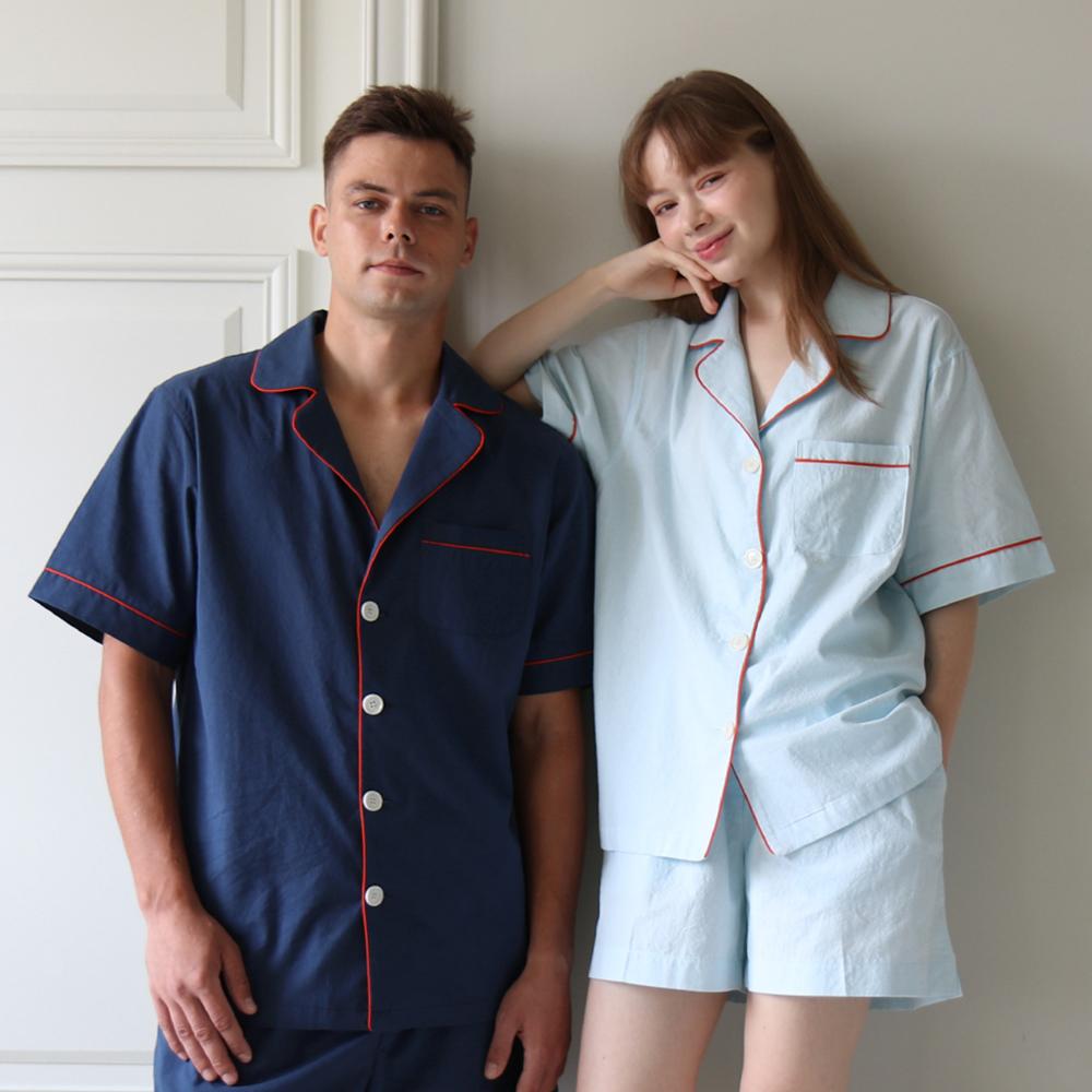 순면 반팔 잠옷 세트