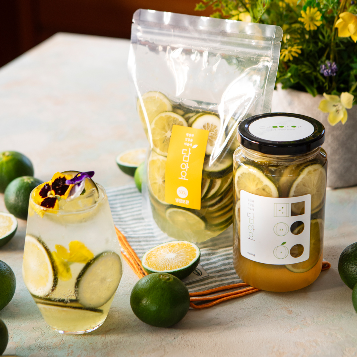 담아요 수제 제주 청귤청(풋귤청)