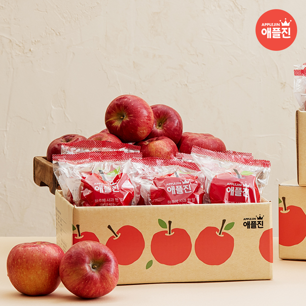 애플진 경북직송 부사 햇사과 껍질째먹는 세척사과 2kg (9~13과)-농업회사법인과일드림주식회사-차세대 판로플랫폼 스토어(STORE) 36.5