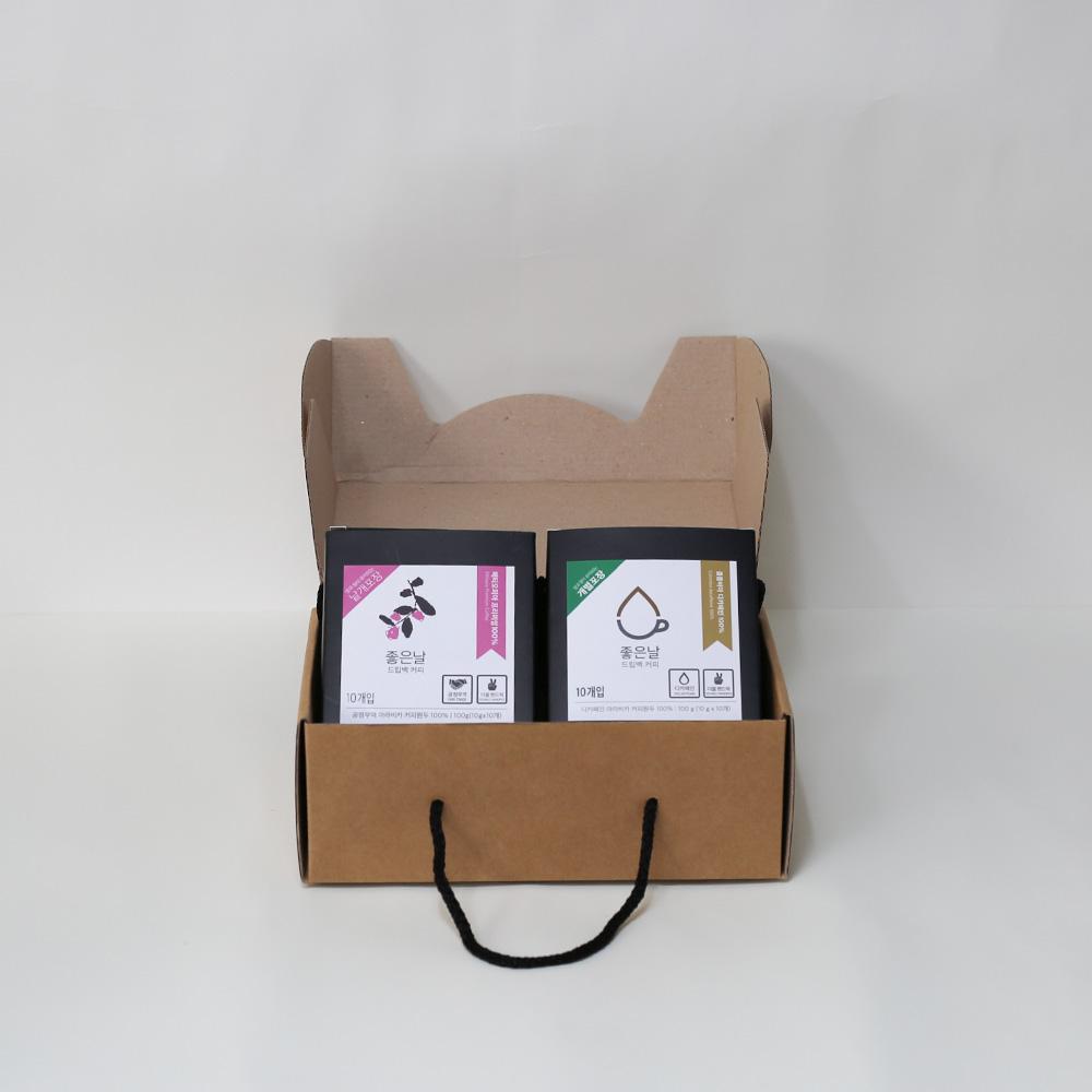 좋은날 공정무역/디카페인 드립백 선물세트 10g*20개입-성미산 좋은날 협동조합-차세대 판로플랫폼 스토어(STORE) 36.5