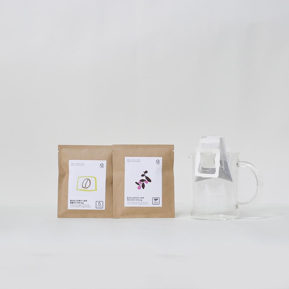 좋은날 공정무역/디카페인 드립백 선물세트 10g*20개입-성미산 좋은날 협동조합-차세대 판로플랫폼 스토어(STORE) 36.5