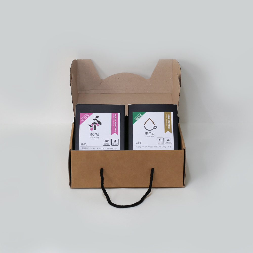 좋은날 공정무역/디카페인 드립백 선물세트 10g*20개입-성미산 좋은날 협동조합-차세대 판로플랫폼 스토어(STORE) 36.5