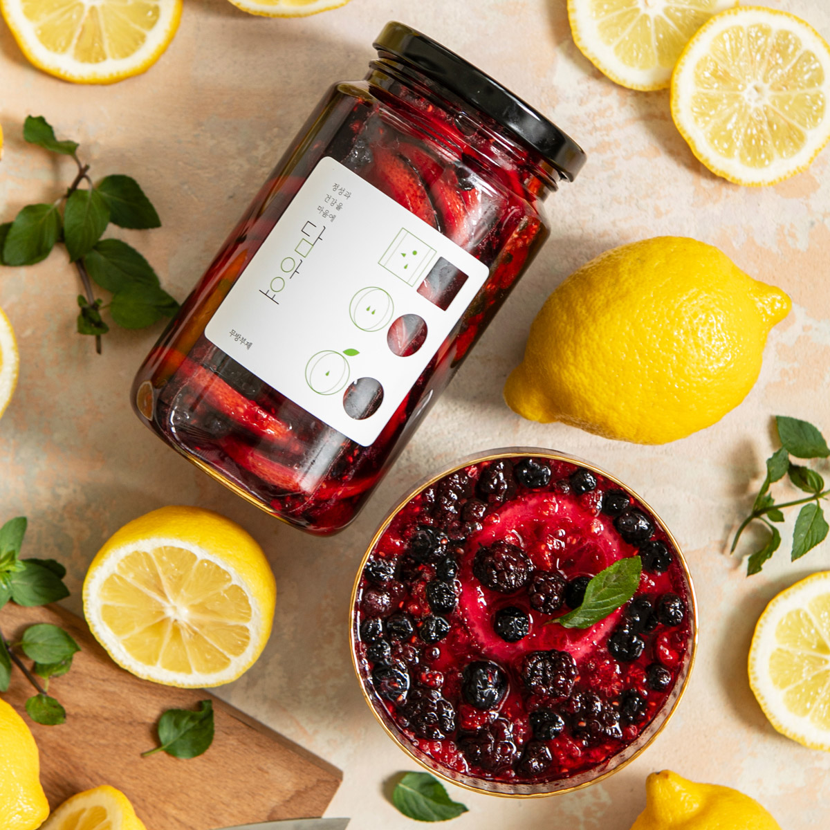 담아요 수제 과일청 베리청(레몬베리청)