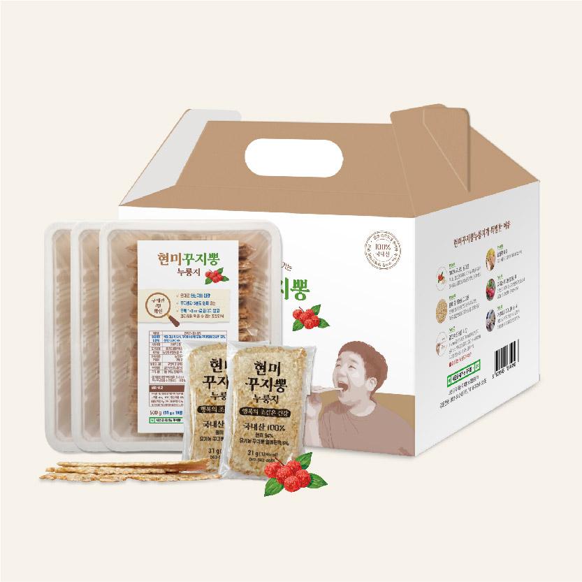 즉석 도정 햅쌀 현미94% 유기농꾸지뽕 열매6% 수제 포켓 누룽지 과자 스낵 1500g 소포장 48봉 바삭하고 구수한맛-농업회사법인유한회사새만금유기농꾸지뽕-차세대 판로플랫폼 스토어(STORE) 36.5