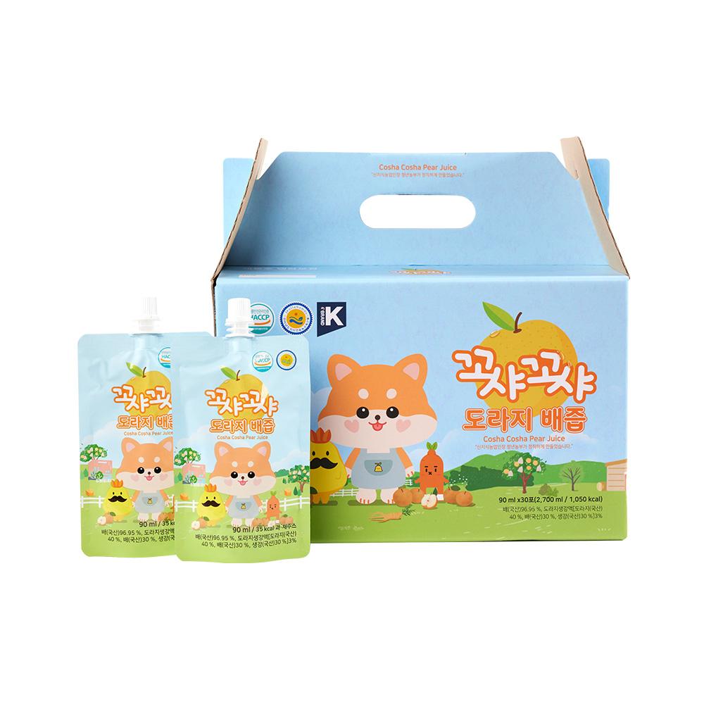 [꼬샤꼬샤] 도라지배즙 90ml 30포 스파우트형