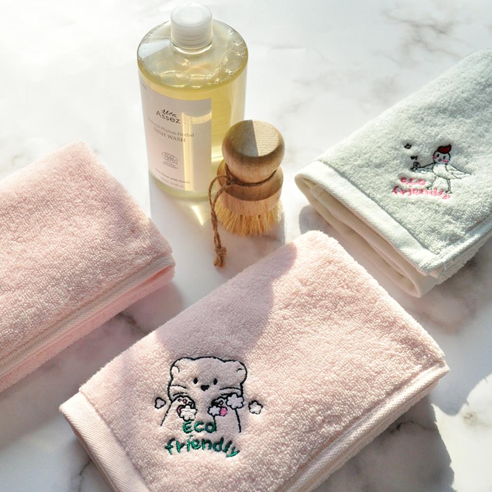 EVENT 아트앤허그 핸드타올 업사이클링 제품 rPET소재 자수수건 집들이선물 기업답례품-주식회사 아트앤허그-차세대 판로플랫폼 스토어(STORE) 36.5