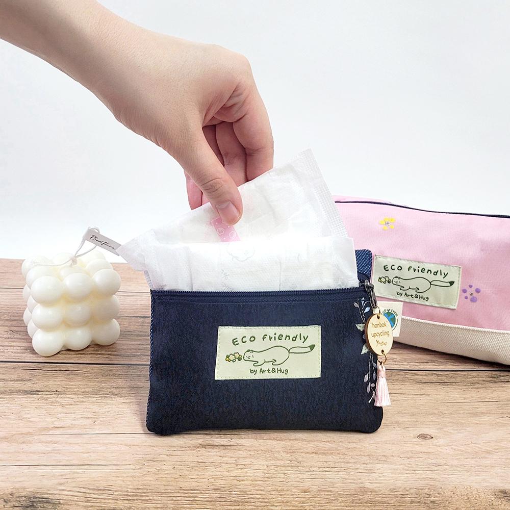 담비 한복 업사이클링 파우치 전통 핸드메이드 선물 미니 귀여운 생리대 화장품 이너백-주식회사 아트앤허그-차세대 판로플랫폼 스토어(STORE) 36.5