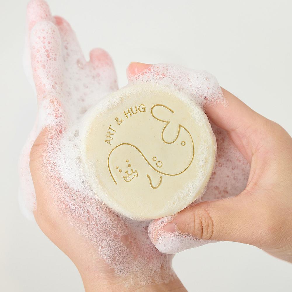 포봄이 올인원 바디바 CP비누 천연 모낭염 세안