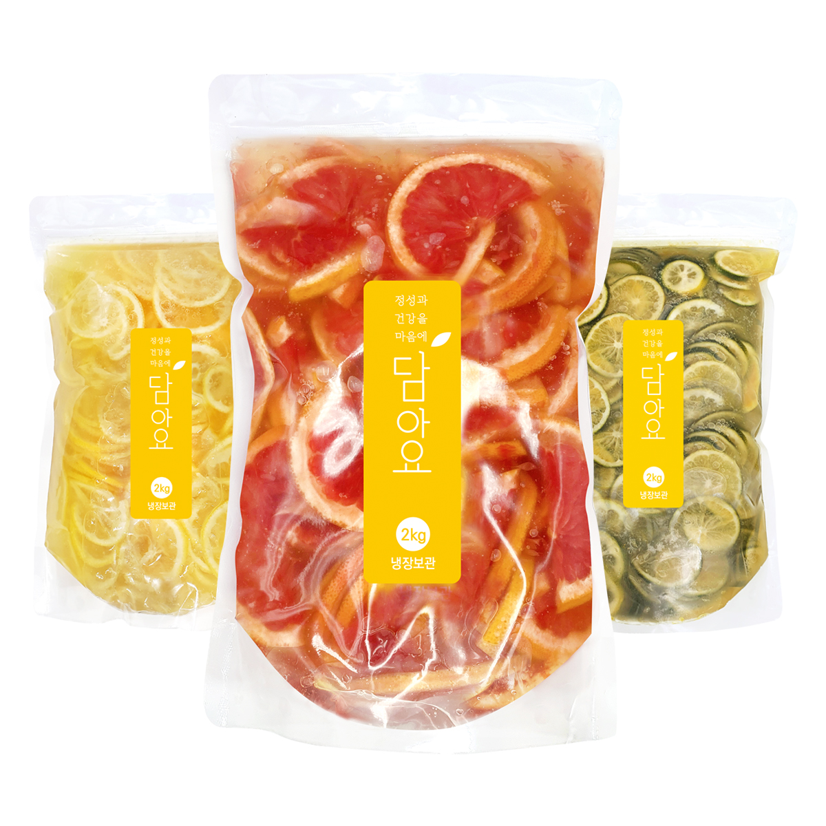 담아요 카페용수제청 2kg 대용량 수제과일청