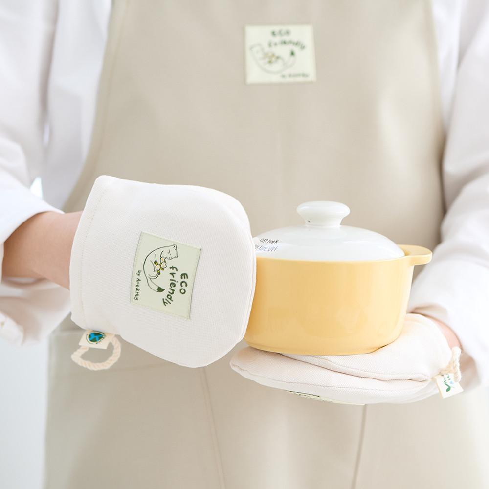 담비 rPET 업사이클링 주방장갑 1p-주식회사 아트앤허그-차세대 판로플랫폼 스토어(STORE) 36.5