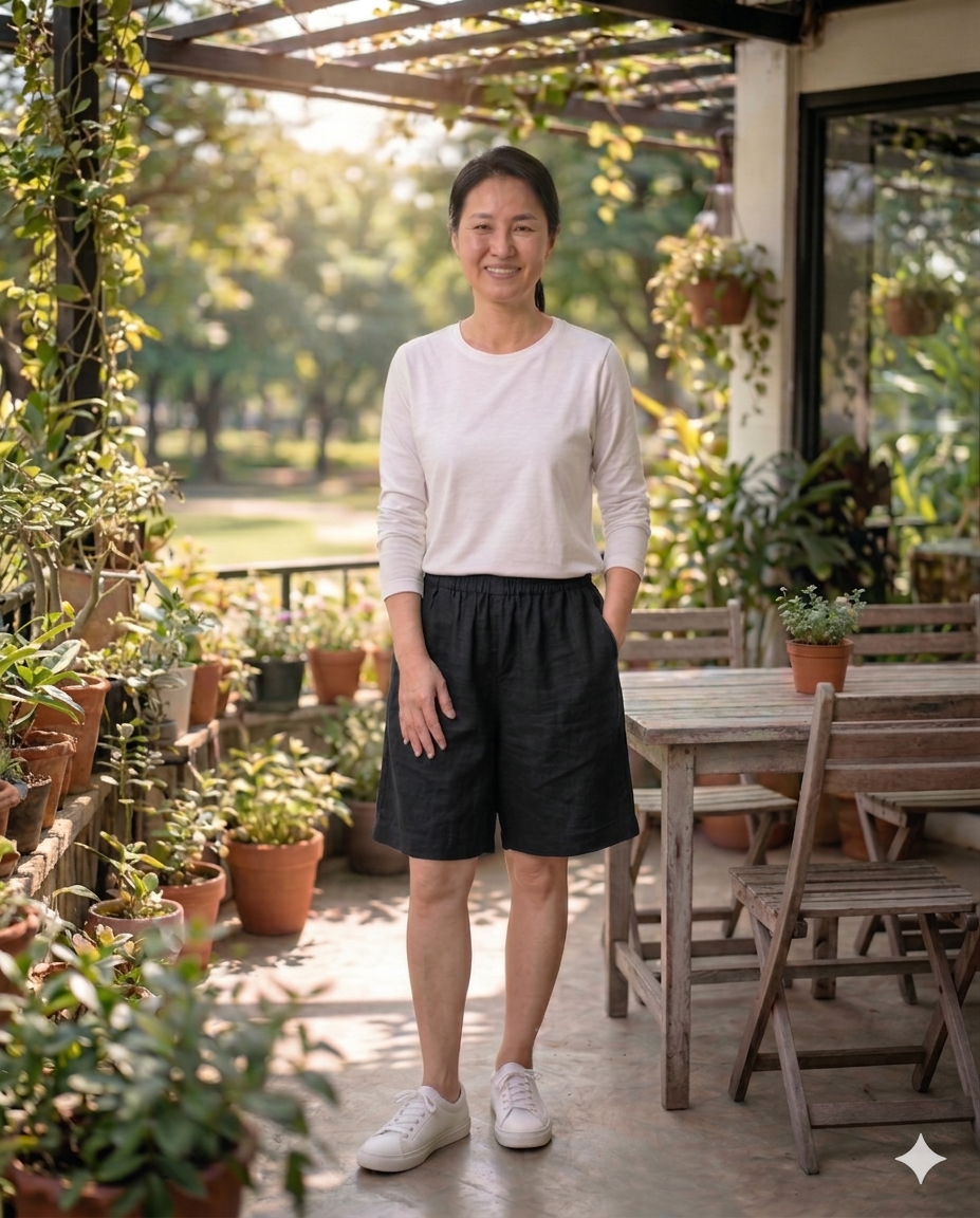 목화송이 인견 반바지