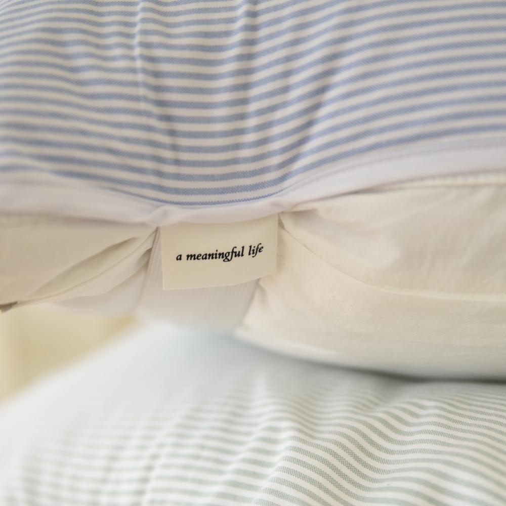 의식주의 프렌치 스트라이프 순면 밴딩 베개 커버-주식회사의식주의-차세대 판로플랫폼 스토어(STORE) 36.5