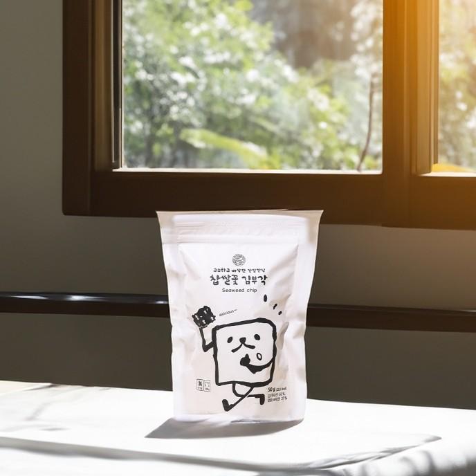 [김부자푸드] 찹쌀꽃김부각 단품 (50g) / 무첨가 수제 아이간식 가족반찬-김부자푸드주식회사-차세대 판로플랫폼 스토어(STORE) 36.5