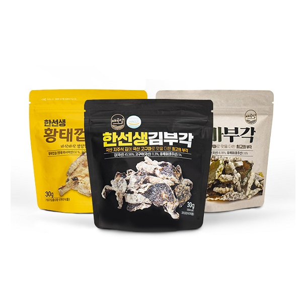 채곡당 한선생 부각3종 선물세트-남원김부각협동조합-차세대 판로플랫폼 스토어(STORE) 36.5