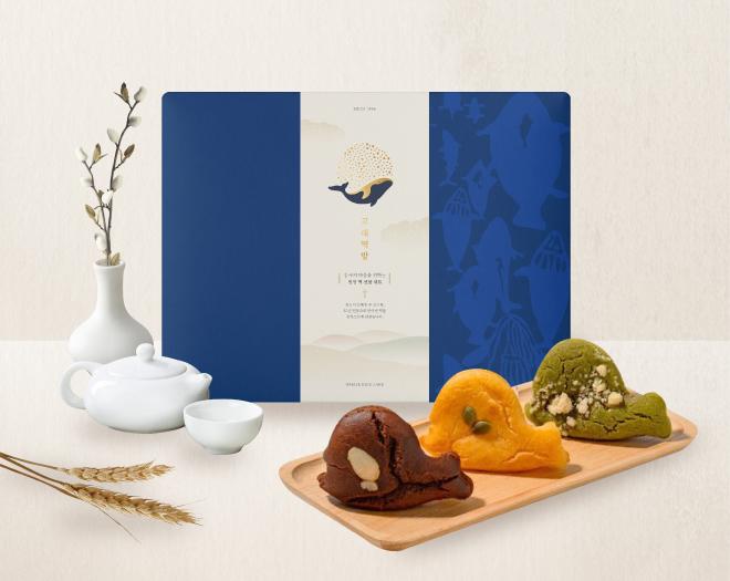 오븐에 구워 겉바손쫀! 찹쌀로 만든 고래구움떡 선물세트 (4종 택1)-울산고래떡방협동조합-차세대 판로플랫폼 스토어(STORE) 36.5