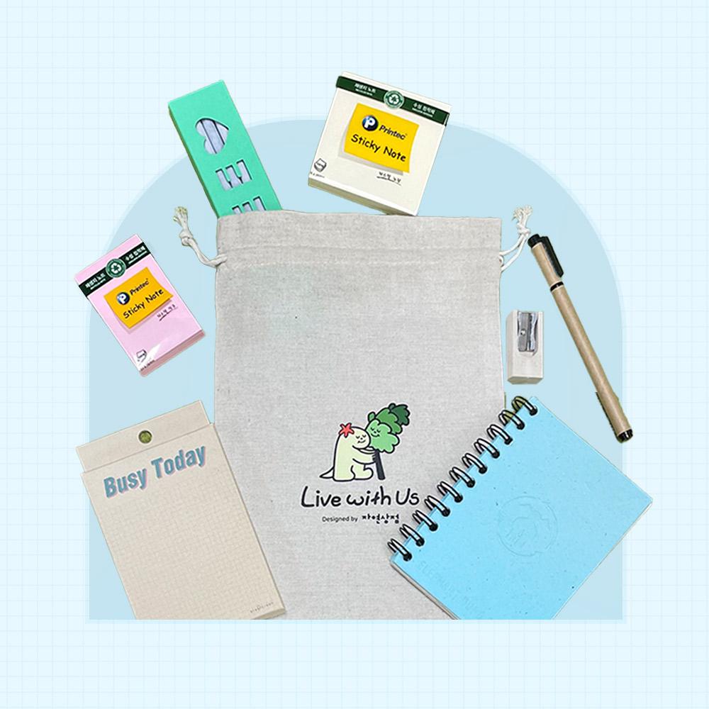 [친환경 선물세트] 업사이클링 문구 선물세트