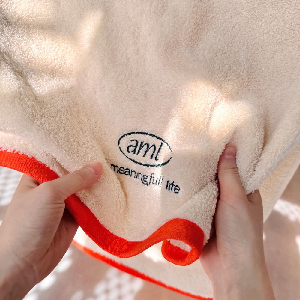 유기농 순면 촘촘 무지 타월