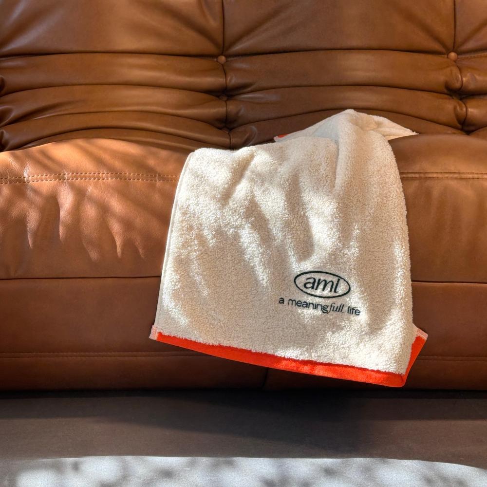 유기농 순면 촘촘 무지 타월