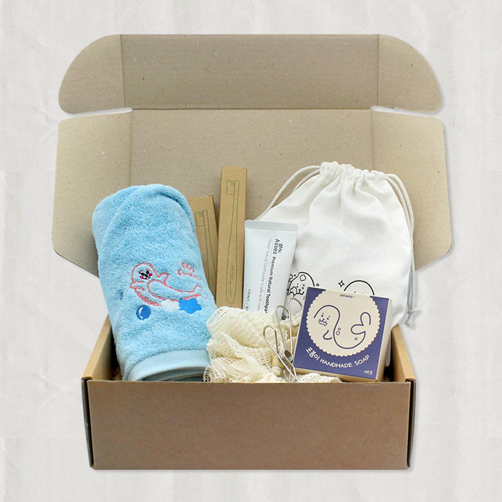 EVENT 에코실 타올 욕실 선물 세트 답례품 rPET 수건 보자기 포장-주식회사 아트앤허그-차세대 판로플랫폼 스토어(STORE) 36.5