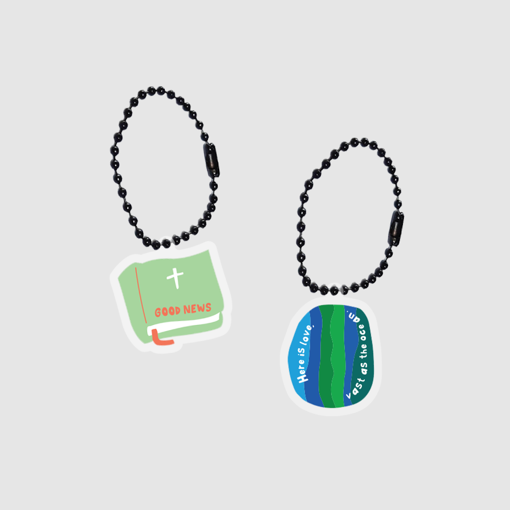 보킷 굿뉴스 시리즈 볼체인 아크릴 키링 2종