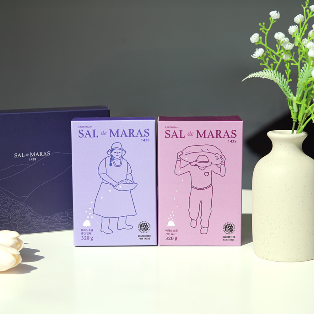 마라스소금 선물세트 1호 - 공정무역 토판염 미네랄 소금 페루 안데스-주식회사어스맨-차세대 판로플랫폼 스토어(STORE) 36.5