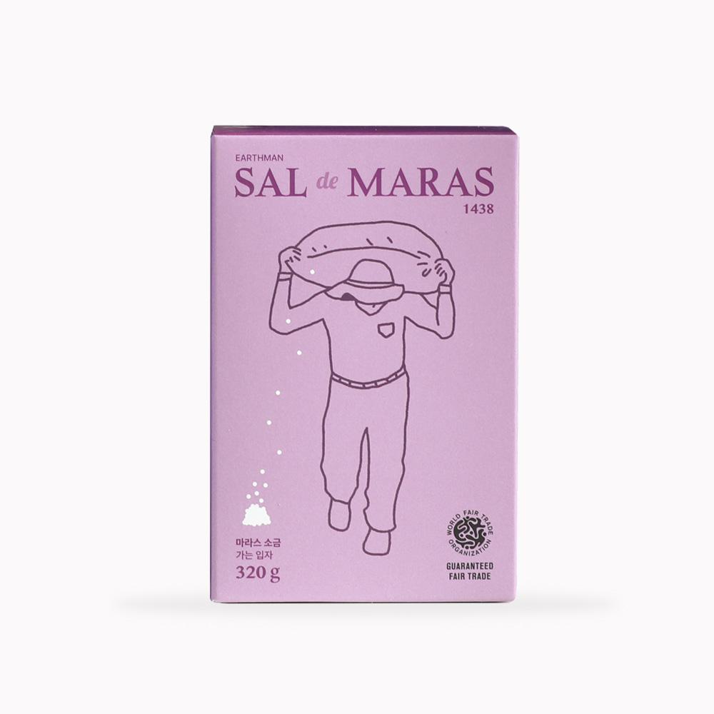 공정무역 토판염 미네랄 소금 페루 안데스 마라스소금 320g (가는입자)-주식회사어스맨-차세대 판로플랫폼 스토어(STORE) 36.5
