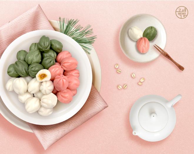 우리집 만능 간식 쫄깃달콤 굳지 않는 꿀송편 800g/1600g-울산고래떡방협동조합-차세대 판로플랫폼 스토어(STORE) 36.5