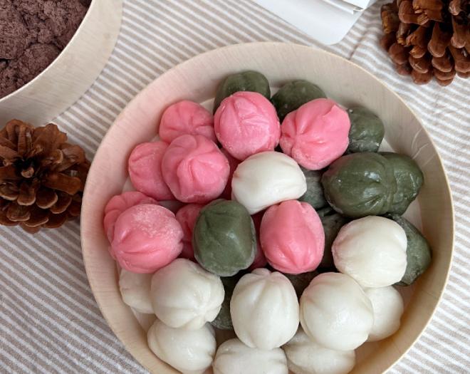 쫄깃달콤 굳지 않는 삼색송편 32~35알 돌잔치/백일상/환갑/칠순-울산고래떡방협동조합-차세대 판로플랫폼 스토어(STORE) 36.5