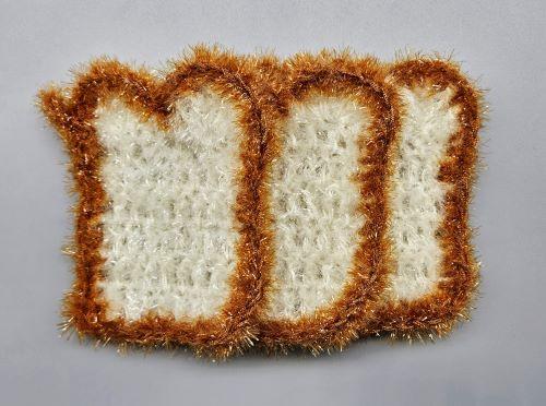 핸드메이드 식빵, 계란 후라이, 와플, 호빵 수세미