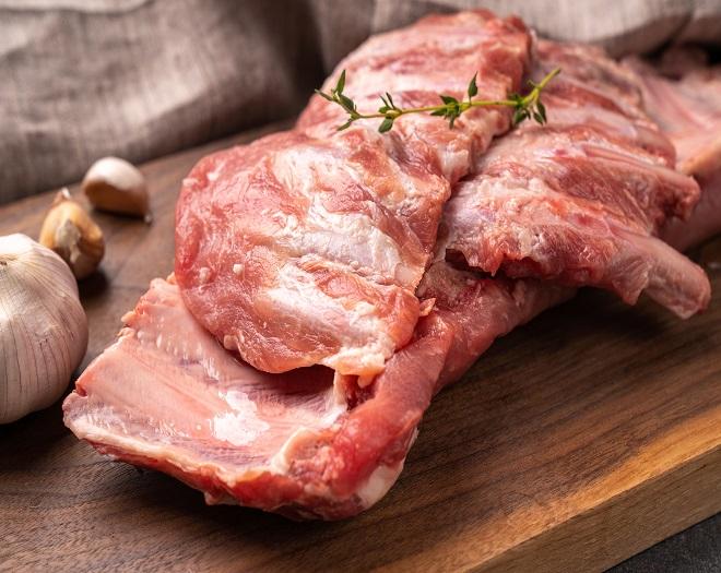 [지리산산골흑돼지] 지리산 흑돼지 등갈비 1kg 