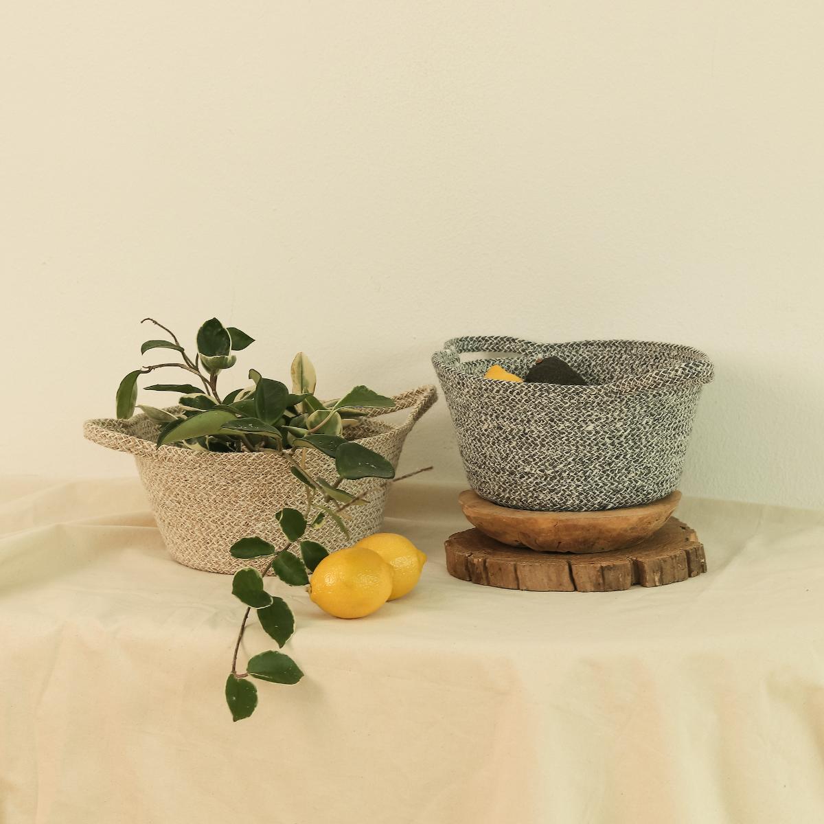 공정무역 주트 냄비바스켓-(주) 공기핸디크래프트-차세대 판로플랫폼 스토어(STORE) 36.5