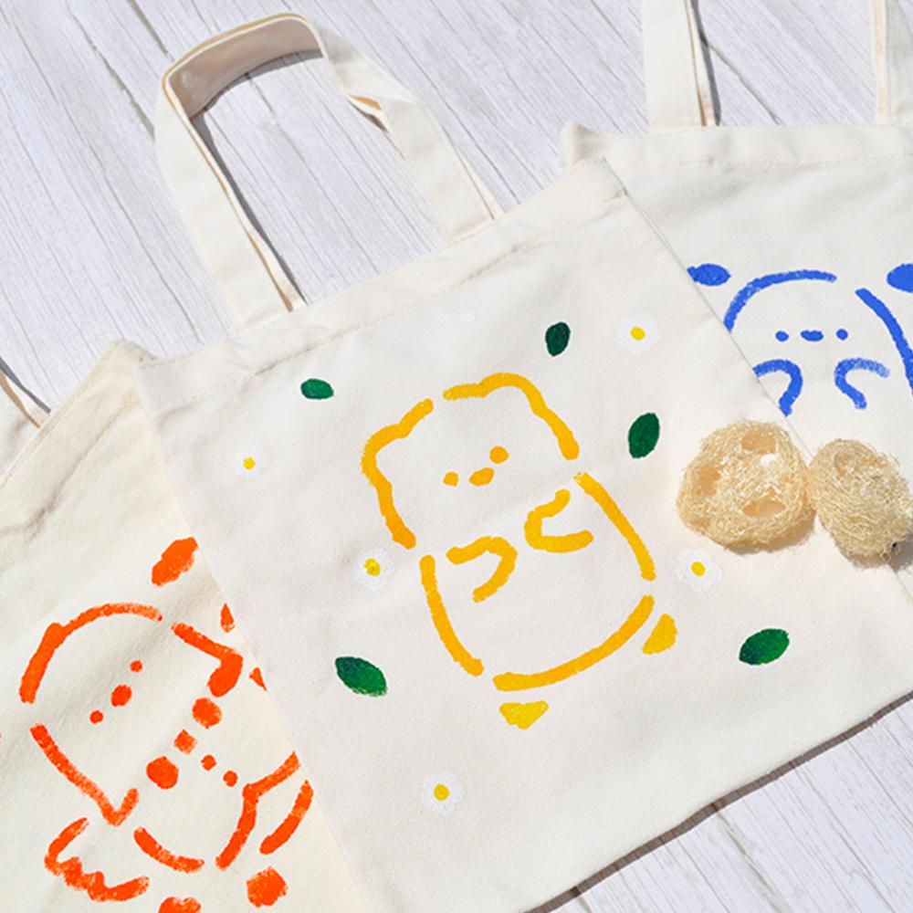 스텐실 에코백 꾸미기 DIY 키트 사탕수수 종이 얼스팩 간편한 미술활동-주식회사 아트앤허그-차세대 판로플랫폼 가치장터
