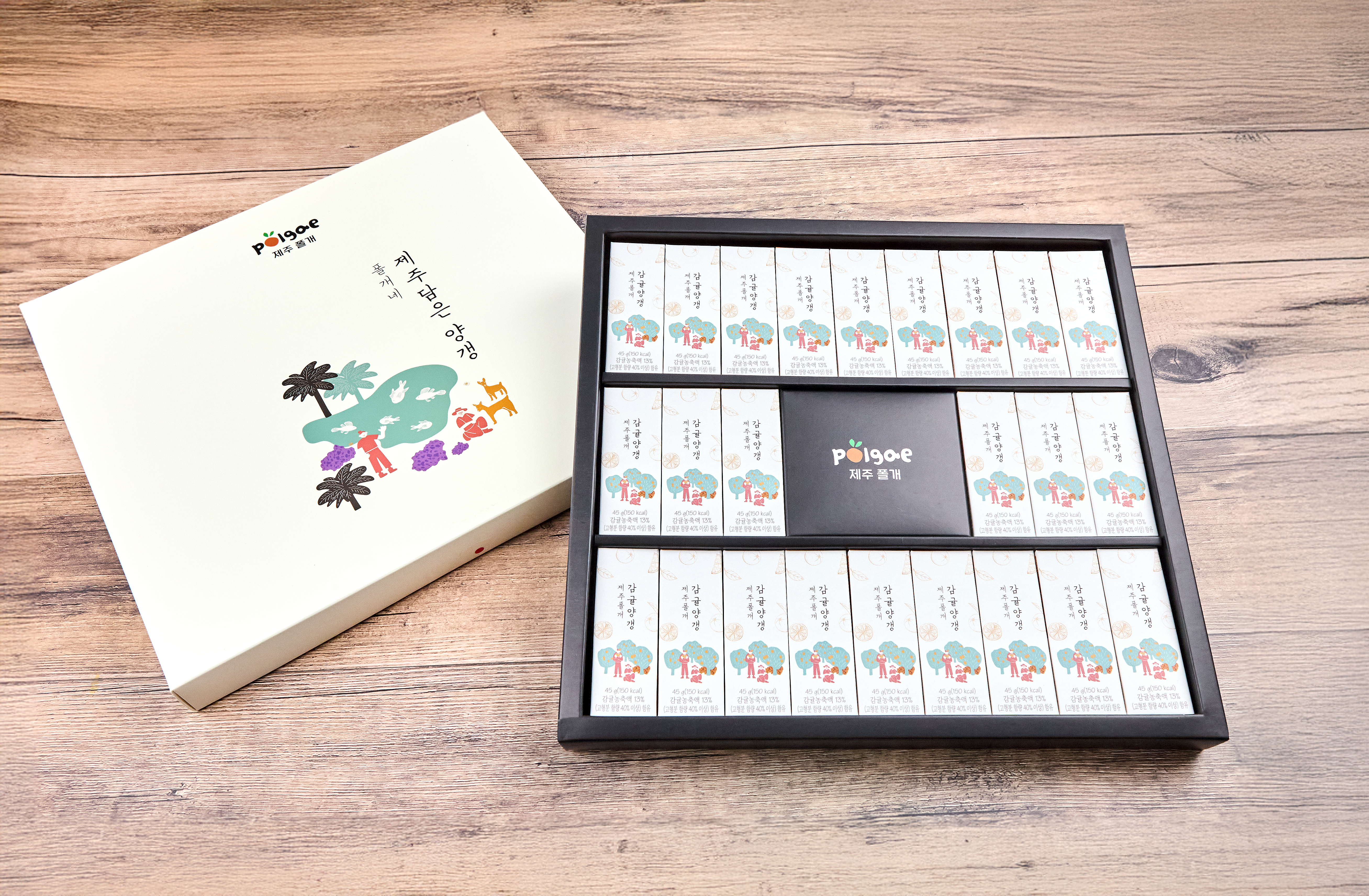 제주 폴개네 감귤양갱(감귤양갱 5개입)-폴개협동조합-차세대 판로플랫폼 스토어(STORE) 36.5