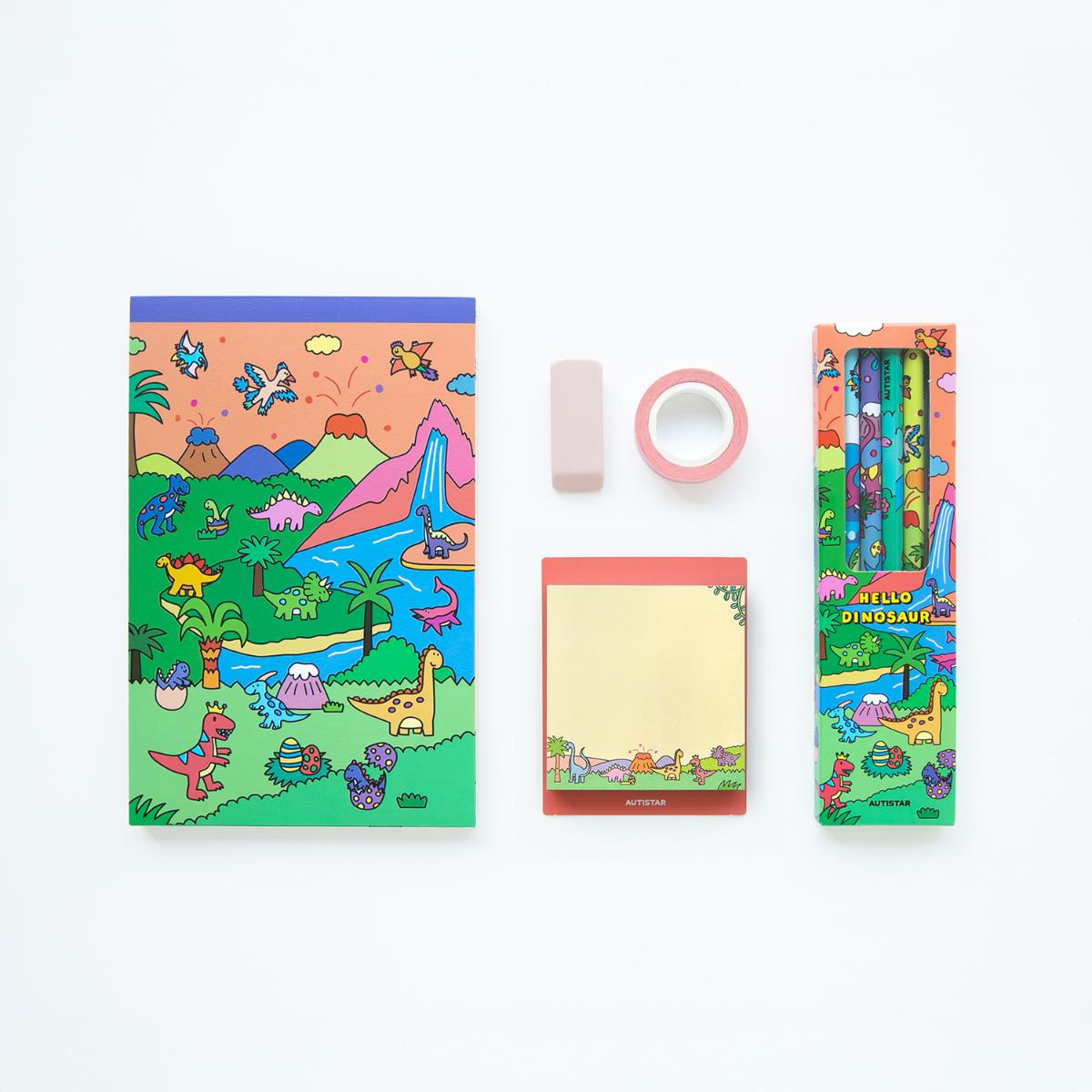 디자인 메모패드 4종