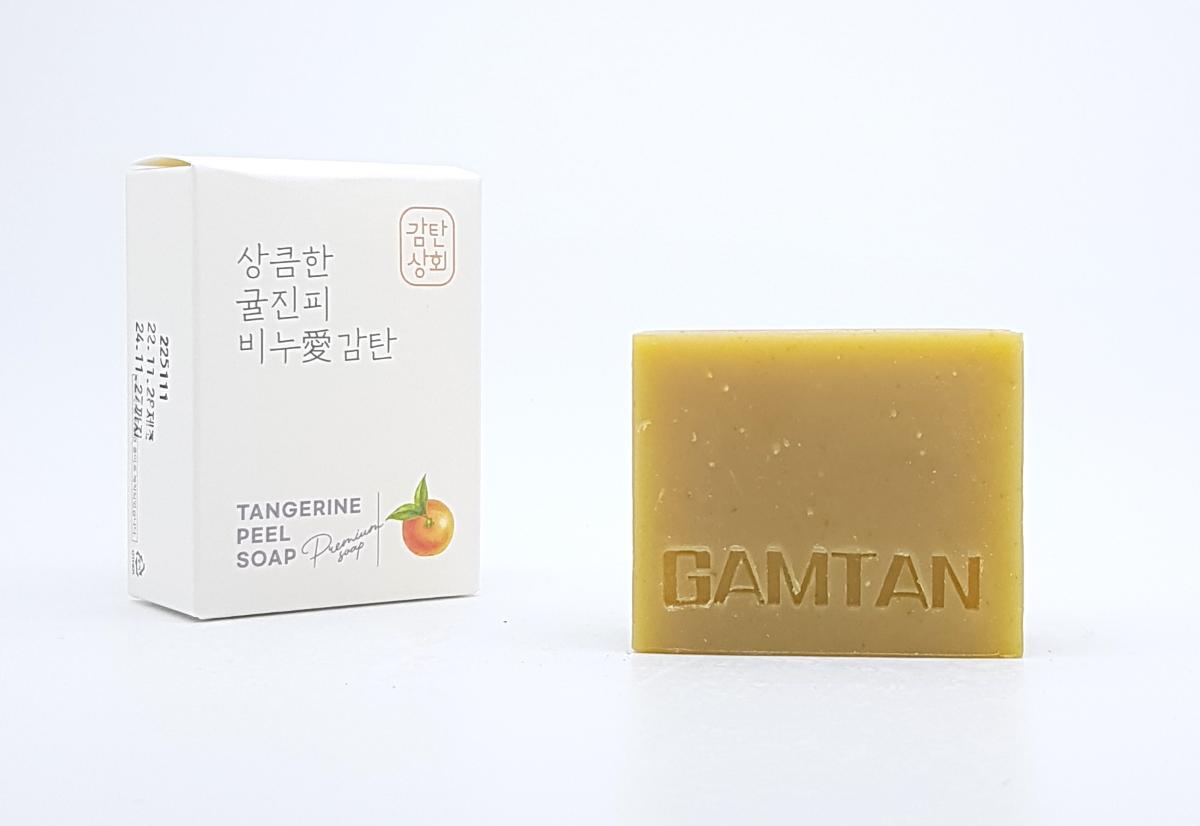 상큼한 귤진피 비누애 감탄-귤진피 비누 