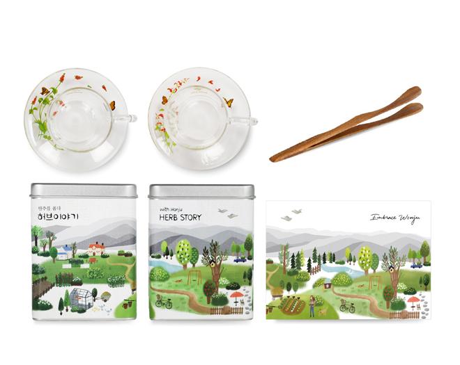 허브를담다 프리미엄 허브차 선물세트 티백 고급 허브티 차-협동조합 허브이야기-차세대 판로플랫폼 스토어(STORE) 36.5