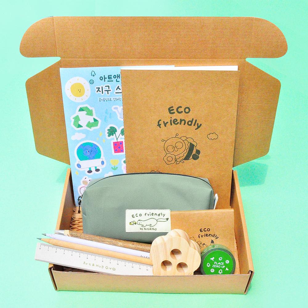 아트앤허그 비비 문구세트 웰컴키트 캐릭터 노트 제로웨이스트 학용품 구디백