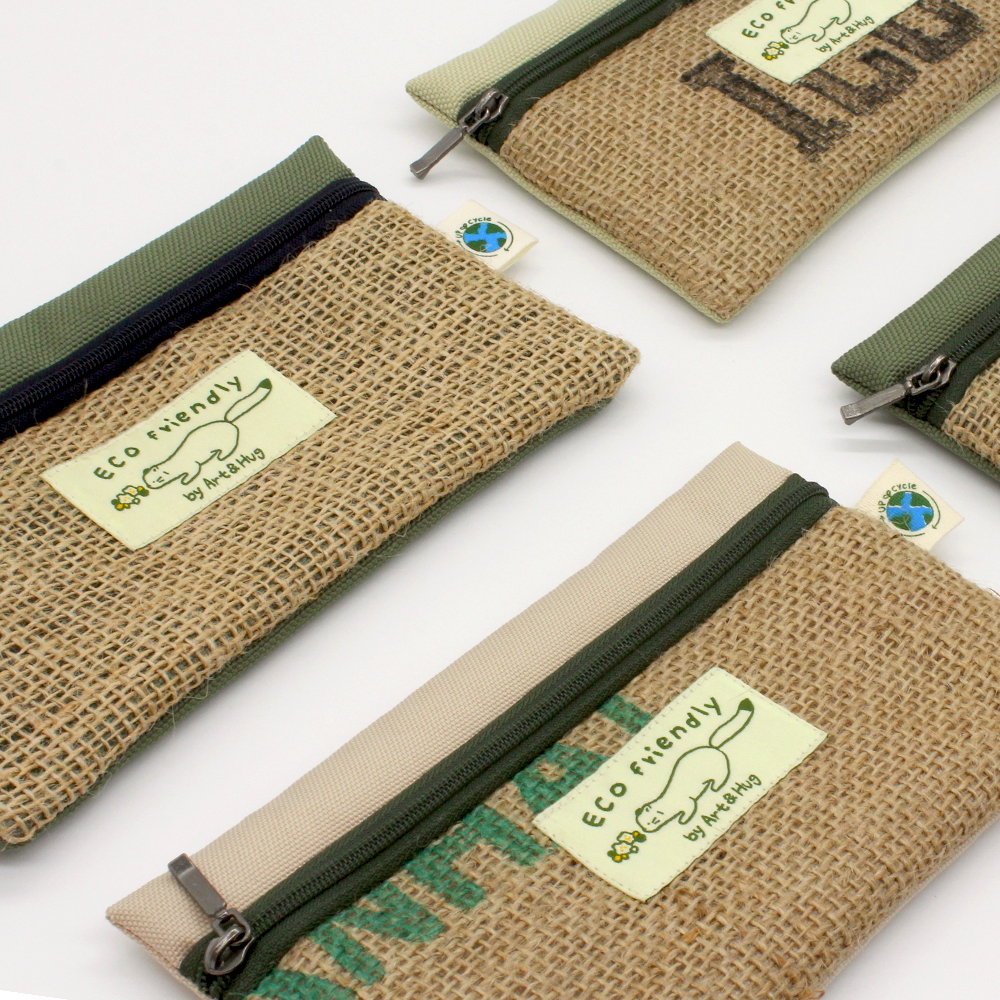 새활용 인증 커피 원두 자루 필통 업사이클링 파우치 ESG 웰컴키트 rPET 인테리어-주식회사 아트앤허그-차세대 판로플랫폼 스토어(STORE) 36.5