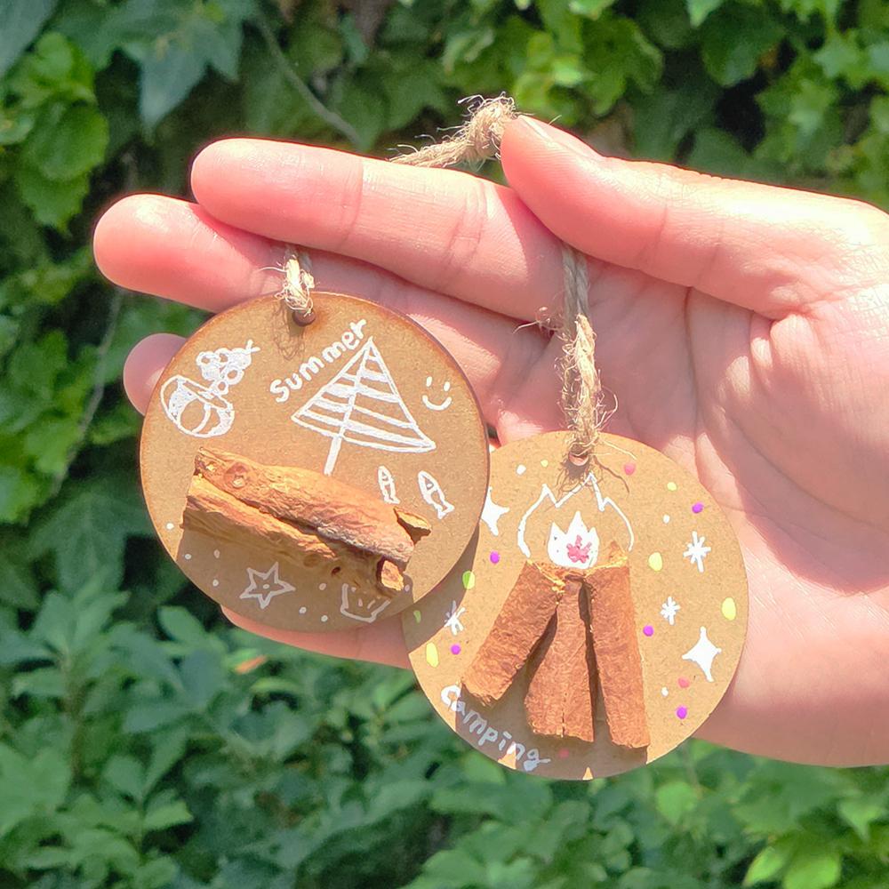 시나몬 가랜드 만들기 DIY 키트 현관문 벽장식 소품 키링  모기퇴치 방향제