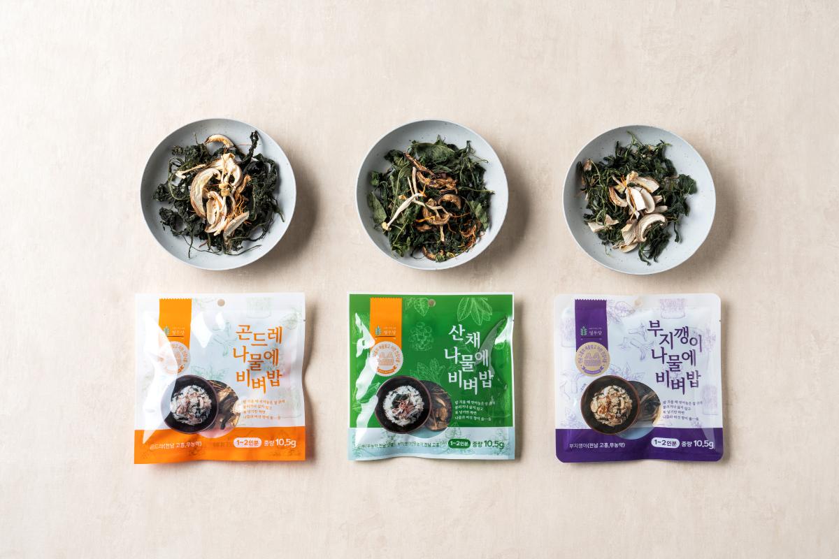 산채 나물에 비벼밥-농업회사법인(주)담우-차세대 판로플랫폼 스토어(STORE) 36.5