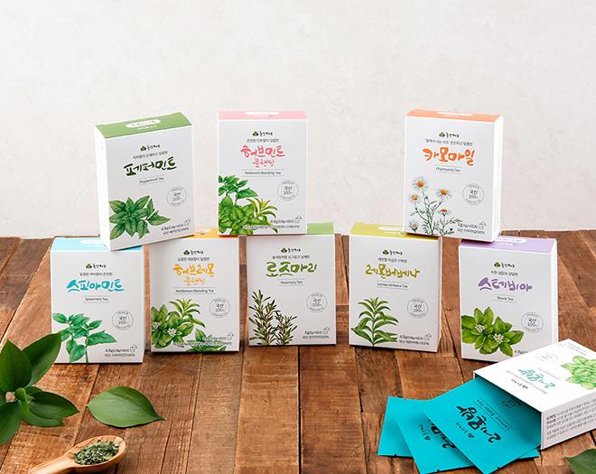 폴인허브 4종 세트 티백-협동조합 허브이야기-차세대 판로플랫폼 스토어(STORE) 36.5