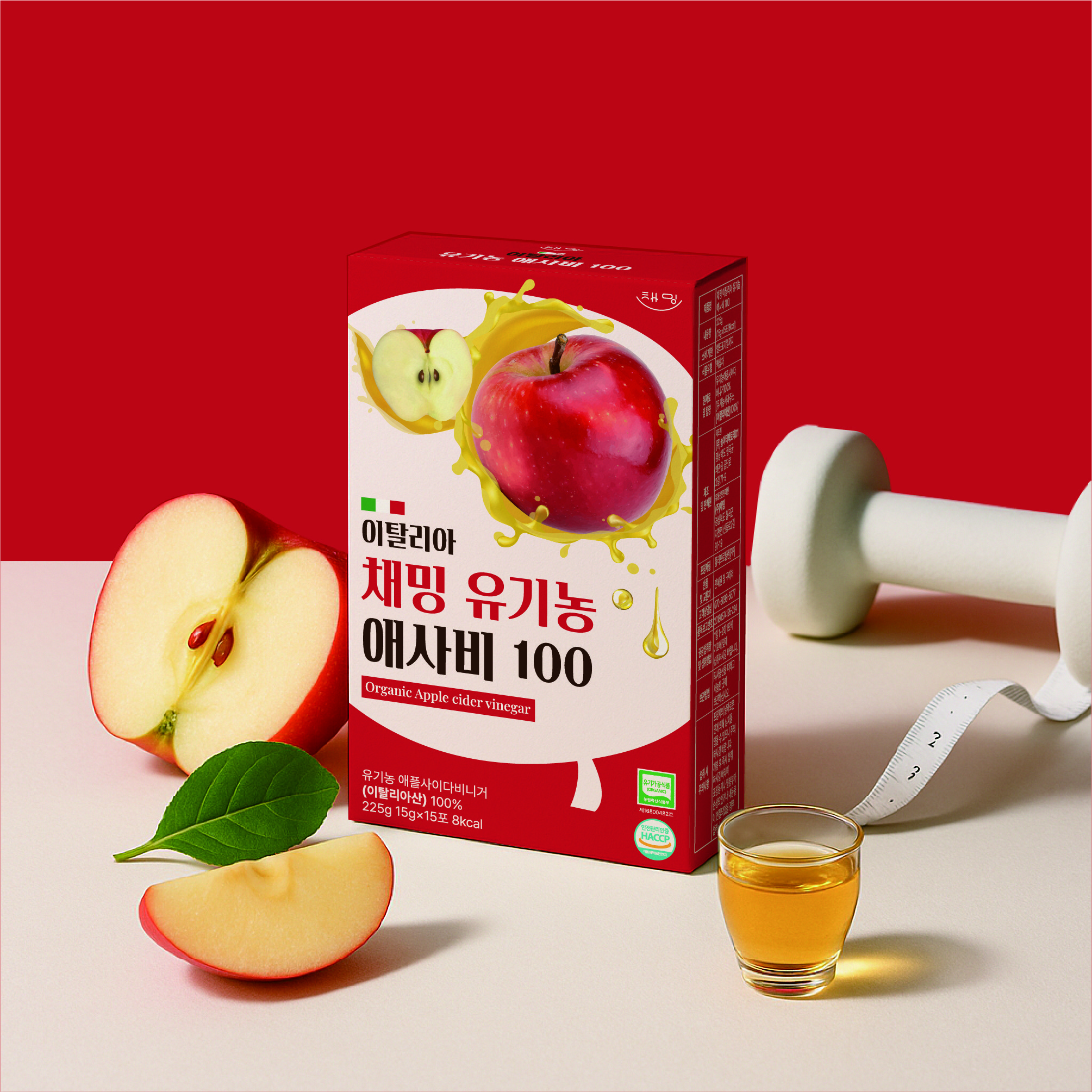 채밍 유기농 애사비 100  선물 세트  15g 45포-주식회사채밍-차세대 판로플랫폼 스토어(STORE) 36.5