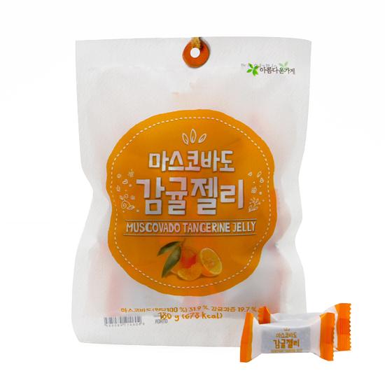 [도매가] [아름다운가게] 마스코바도 감귤젤리180g